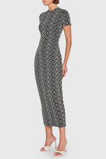 Load image into Gallery viewer, Rosaria Dress in Black/White
