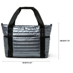 Load image into Gallery viewer, Jetset Wingman Tote Bag in Pearl Pewter
