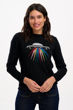 Load image into Gallery viewer, Astrid Jumper in Metallic Rainbow UFO
