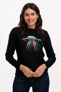 Astrid Jumper in Metallic Rainbow UFO