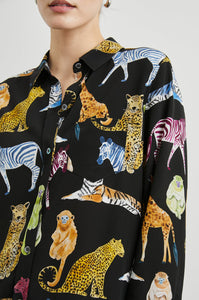 Kate Shirt in Illustrated Animals