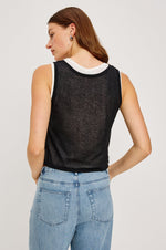 Load image into Gallery viewer, Kelly Top in Black/Ivory
