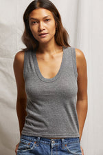 Load image into Gallery viewer, Khara Binded Tank in Heather Grey
