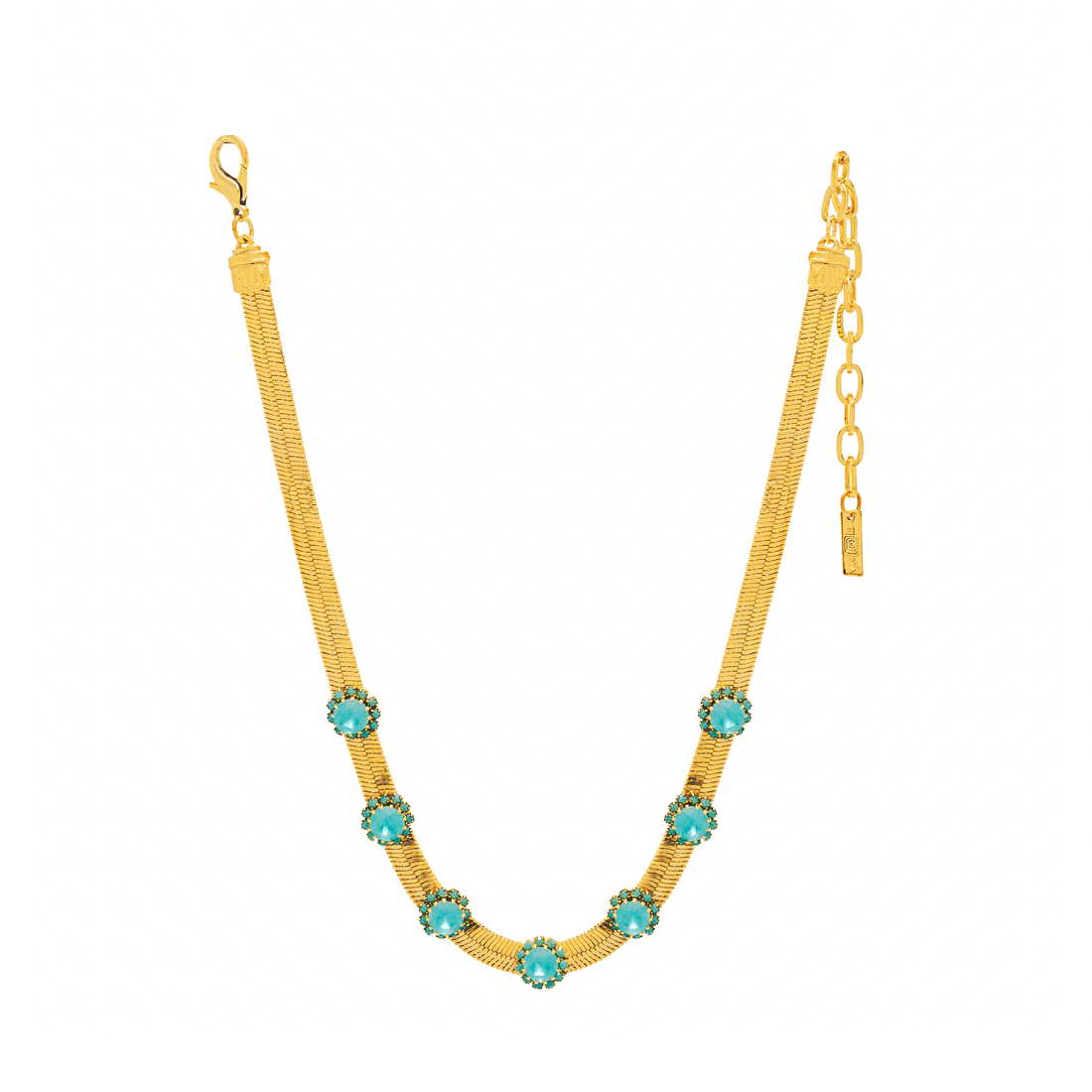 Kirsten Necklace in Light Turquoise Matte