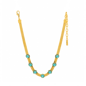 Kirsten Necklace in Light Turquoise Matte