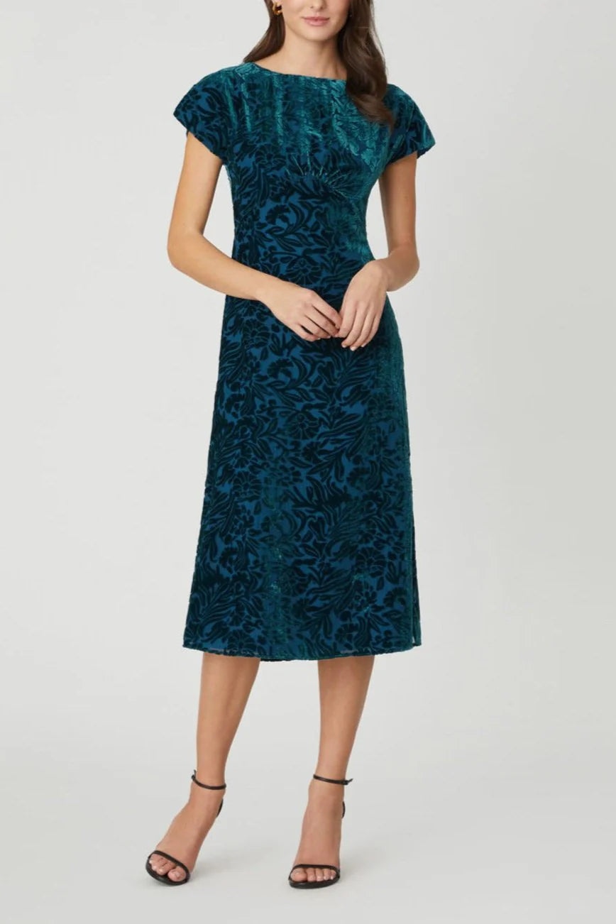 Marla Dress in Teal