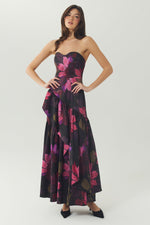 Load image into Gallery viewer, Torin Dress in Black Multi
