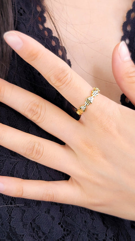 Gold Plated Hamsa Ring