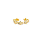 Load image into Gallery viewer, Gold Plated Hamsa Ring
