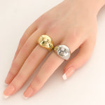 Load image into Gallery viewer, Gold Plated Dome Ring
