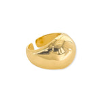 Load image into Gallery viewer, Gold Plated Dome Ring
