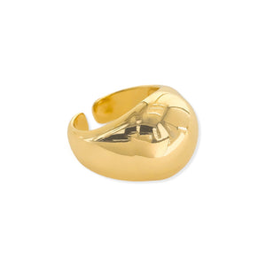 Gold Plated Dome Ring