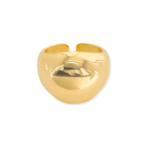 Gold Plated Dome Ring