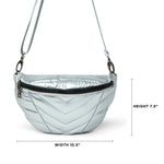 Load image into Gallery viewer, Little Runaway Bag in Pearl Silver
