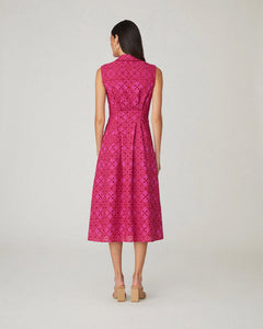 Deco Dress in Raspberry/Red