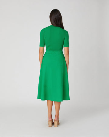 Harriet Dress in Kelly Green