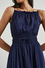 Load image into Gallery viewer, Magdalene Dress in Admiral Blue
