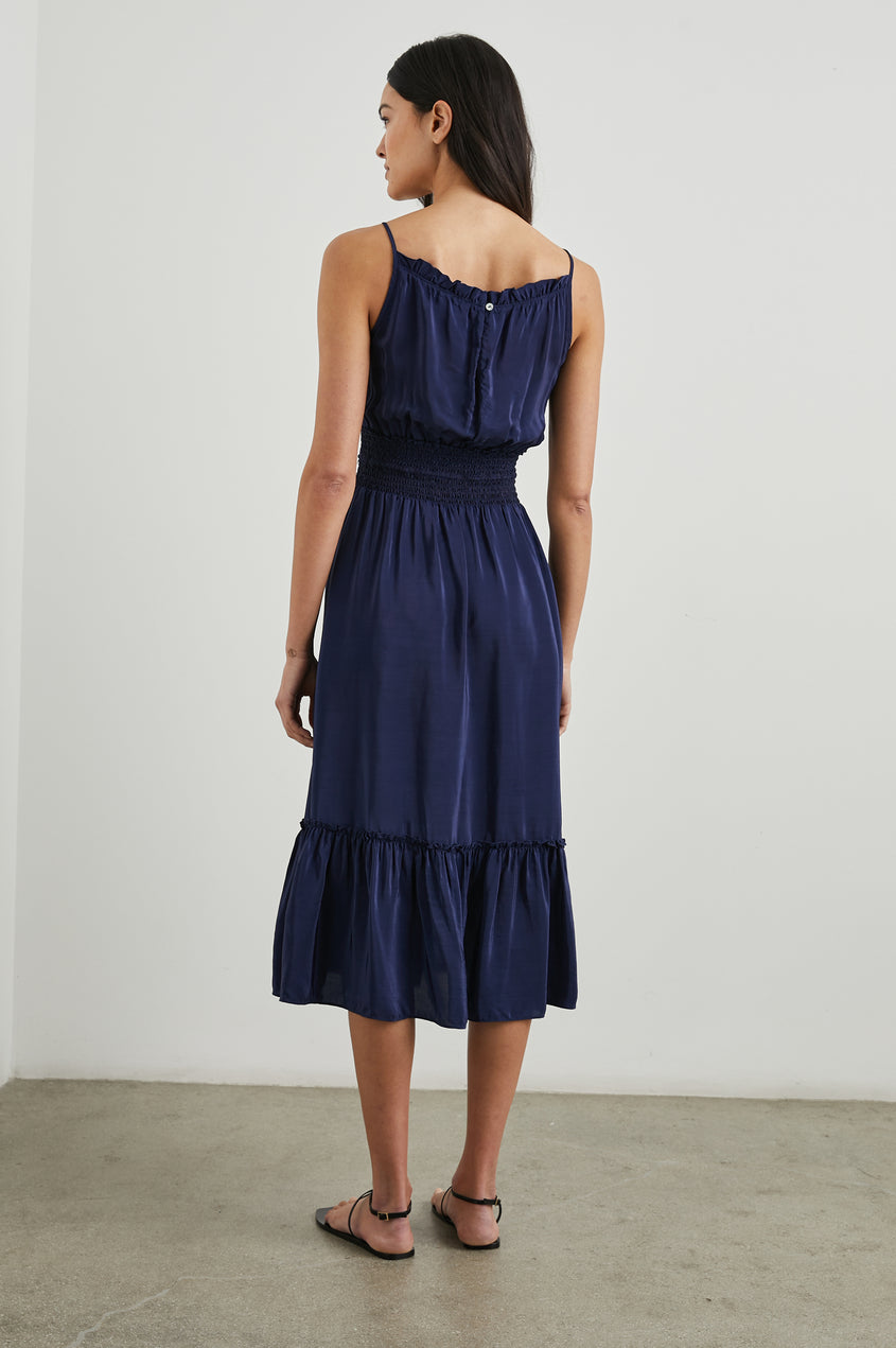 Magdalene Dress in Admiral Blue