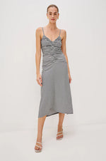 Load image into Gallery viewer, Mari Dress in Navy Gingham
