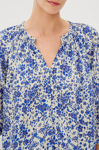 Mariah Top in Blue Marguerite