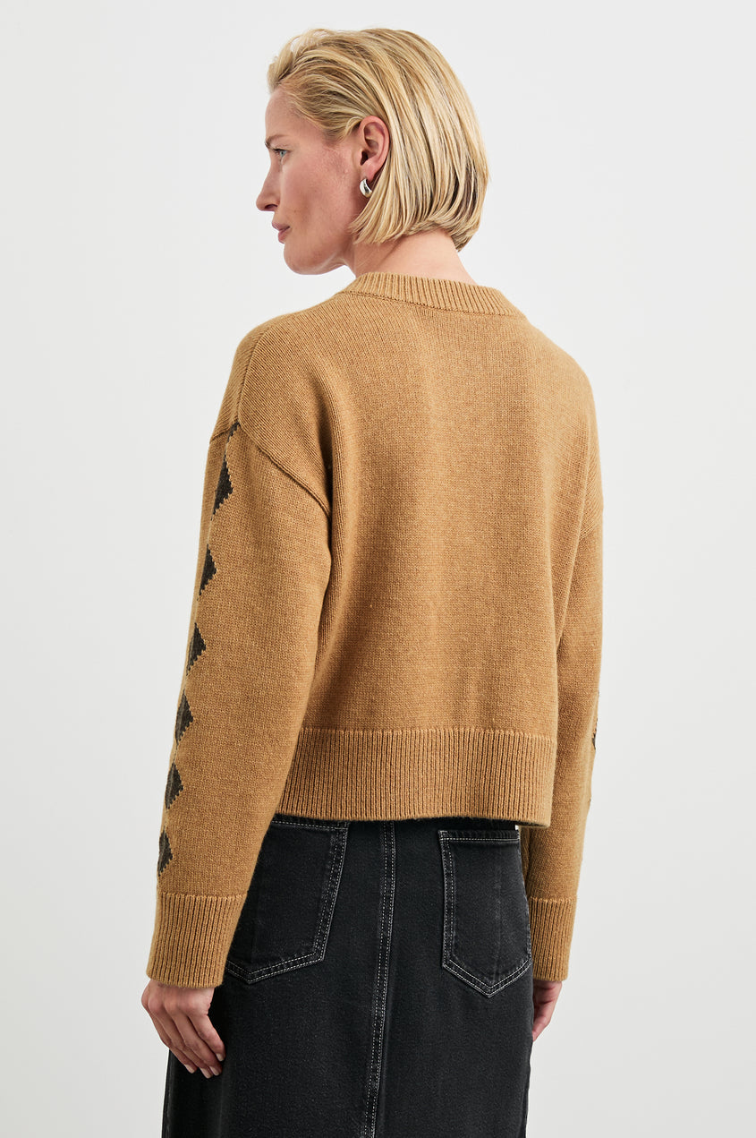 Mavie Cardigan in Camel Stables