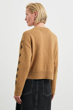 Load image into Gallery viewer, Mavie Cardigan in Camel Stables
