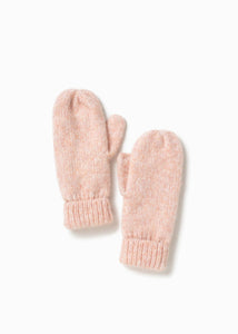 Cotton Candy Confetti Mittens in Pink