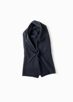 Load image into Gallery viewer, High Neck Hoodie Snood in Midnight
