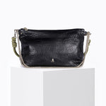 Load image into Gallery viewer, Mallow Lamb Leather Bag in Bubble Noir
