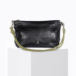 Load image into Gallery viewer, Mallow Lamb Leather Bag in Bubble Noir
