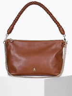 Load image into Gallery viewer, Mallow Twist Calf Leather Bag in Grainé Coffee
