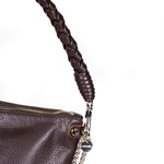 Load image into Gallery viewer, Mallow Twist Calf Leather Bag in Grainé Espresso
