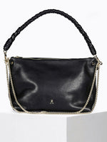 Load image into Gallery viewer, Mallow Twist Calf Leather Bag in Grainé Noir
