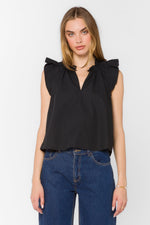 Load image into Gallery viewer, Nazira Top in Black

