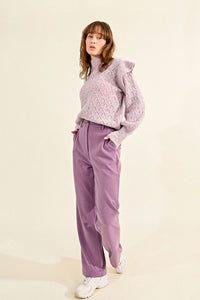 Classic Trouser in Mauve