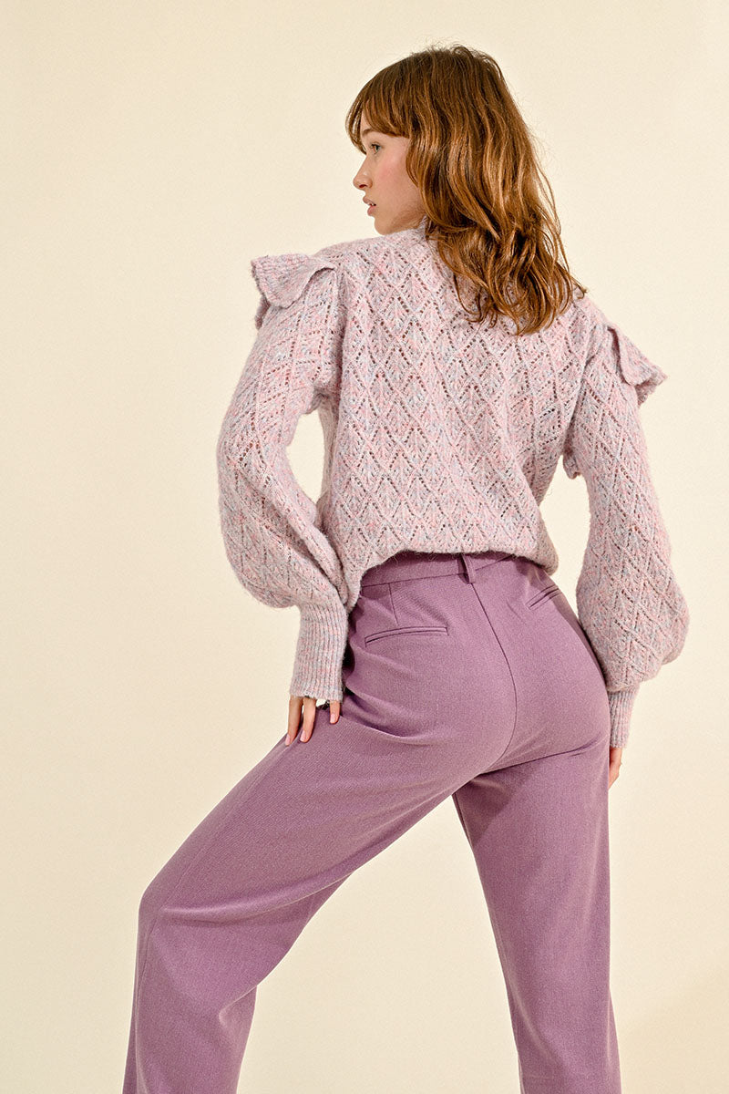 Classic Trouser in Mauve