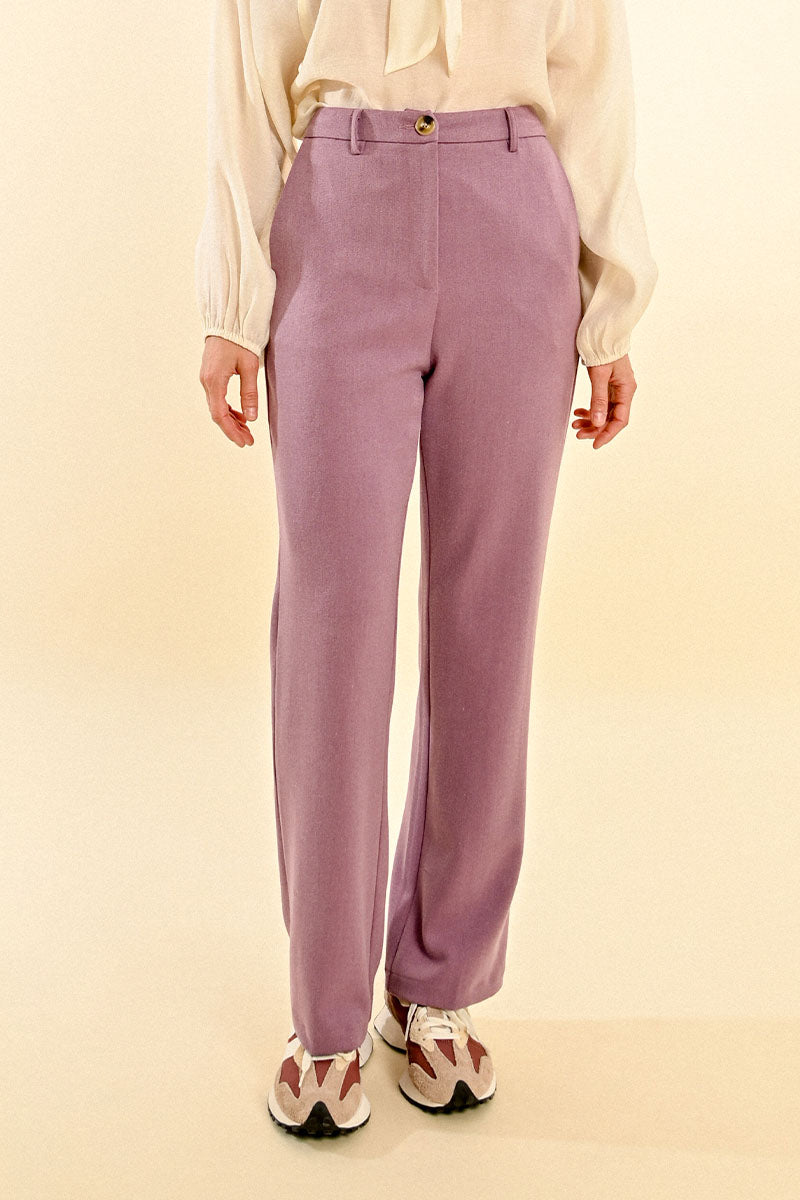 Classic Trouser in Mauve