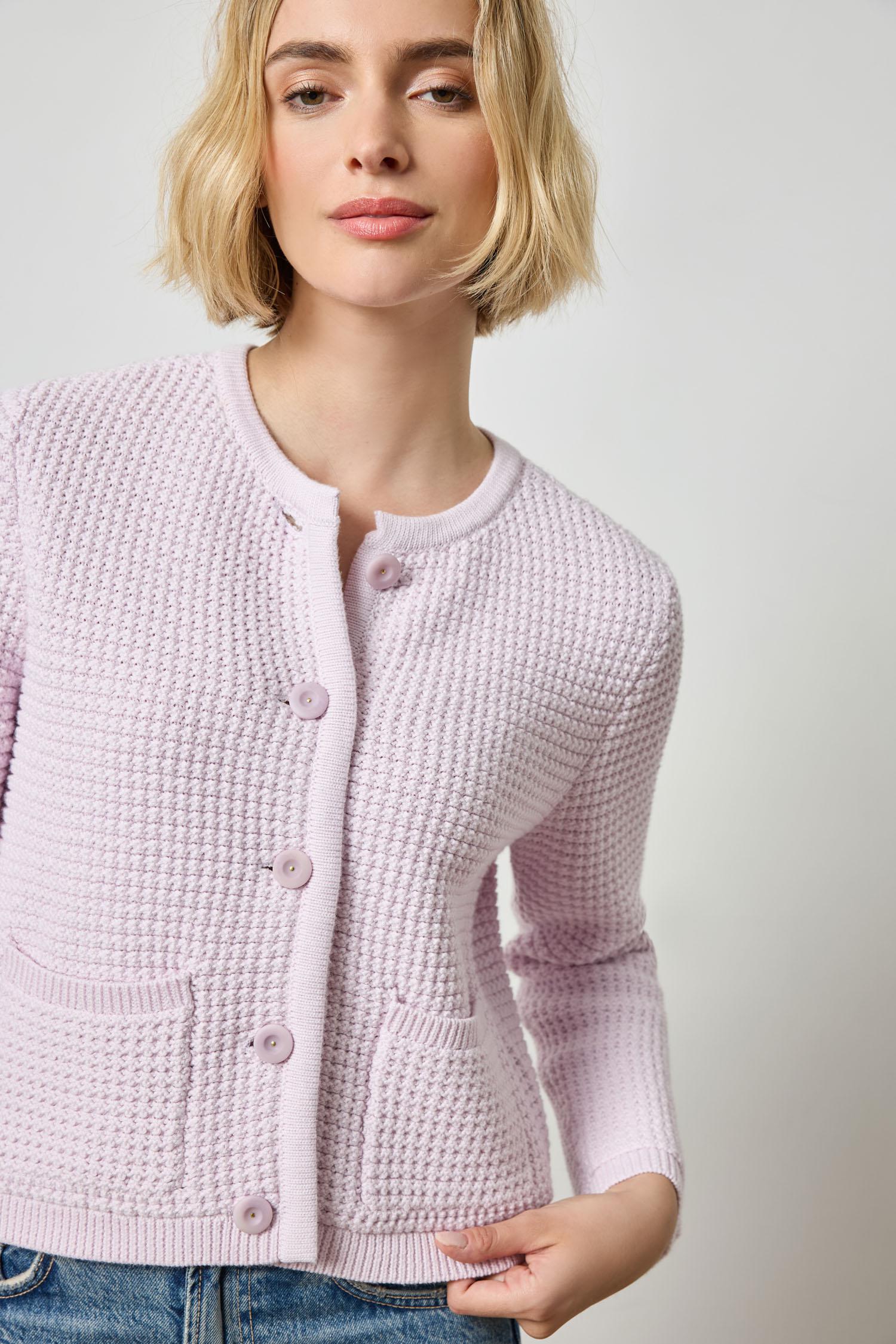 Jackie Cardigan in Freesia