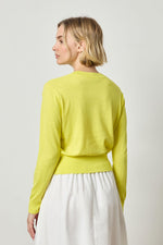 Load image into Gallery viewer, Everyday Crewneck Sweater in Lemon
