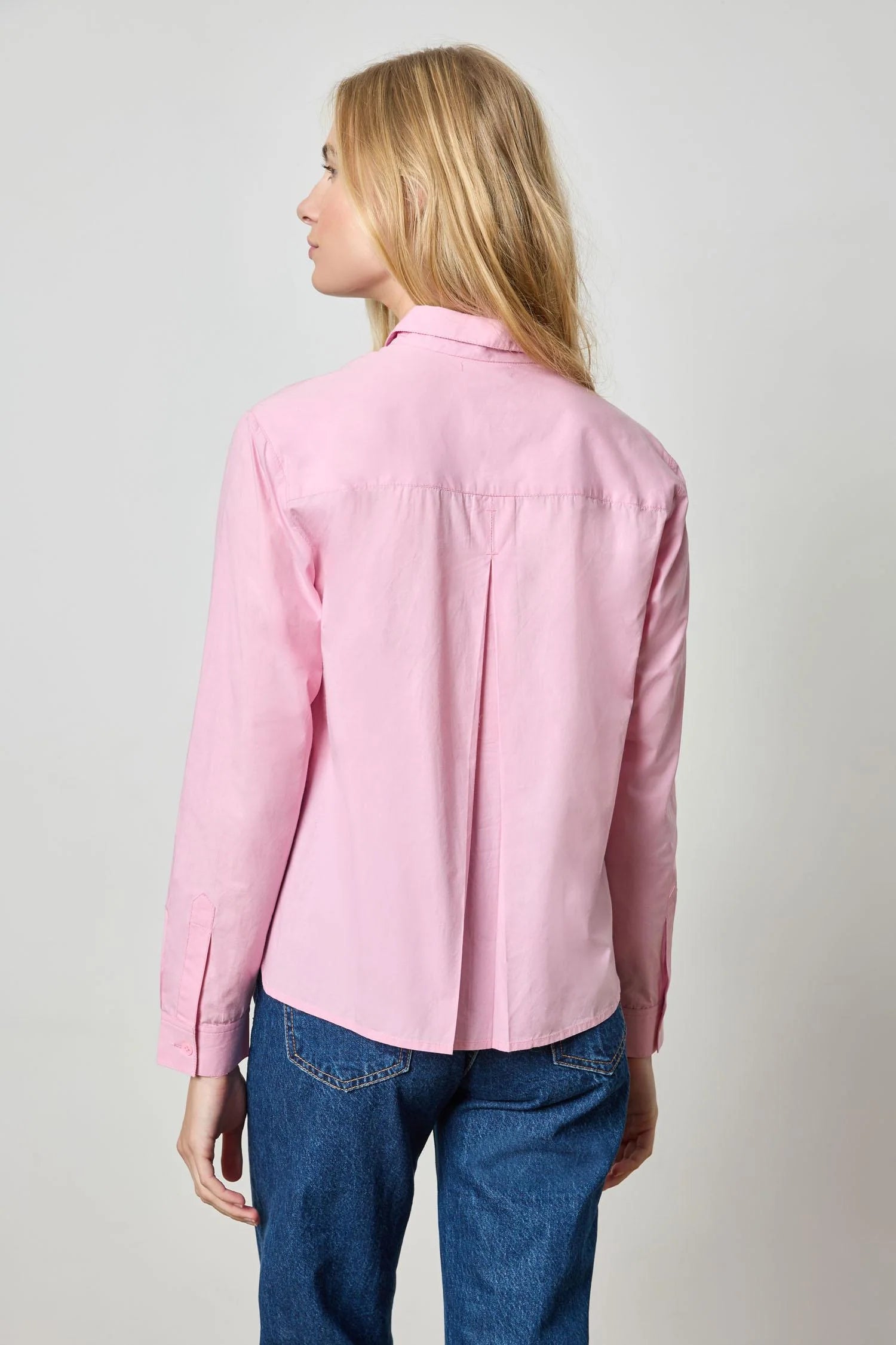 Poplin Button Down in Taffy