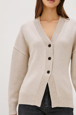 Load image into Gallery viewer, Philippa Cardigan in Taupe
