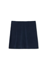 Load image into Gallery viewer, Emery Loop Terry Mini Skirt in Navy
