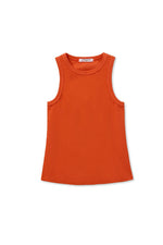 Load image into Gallery viewer, Daphne Rib Tank in Clementine
