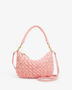 Petit Moyen Messenger Bag in Blush Puffy Woven