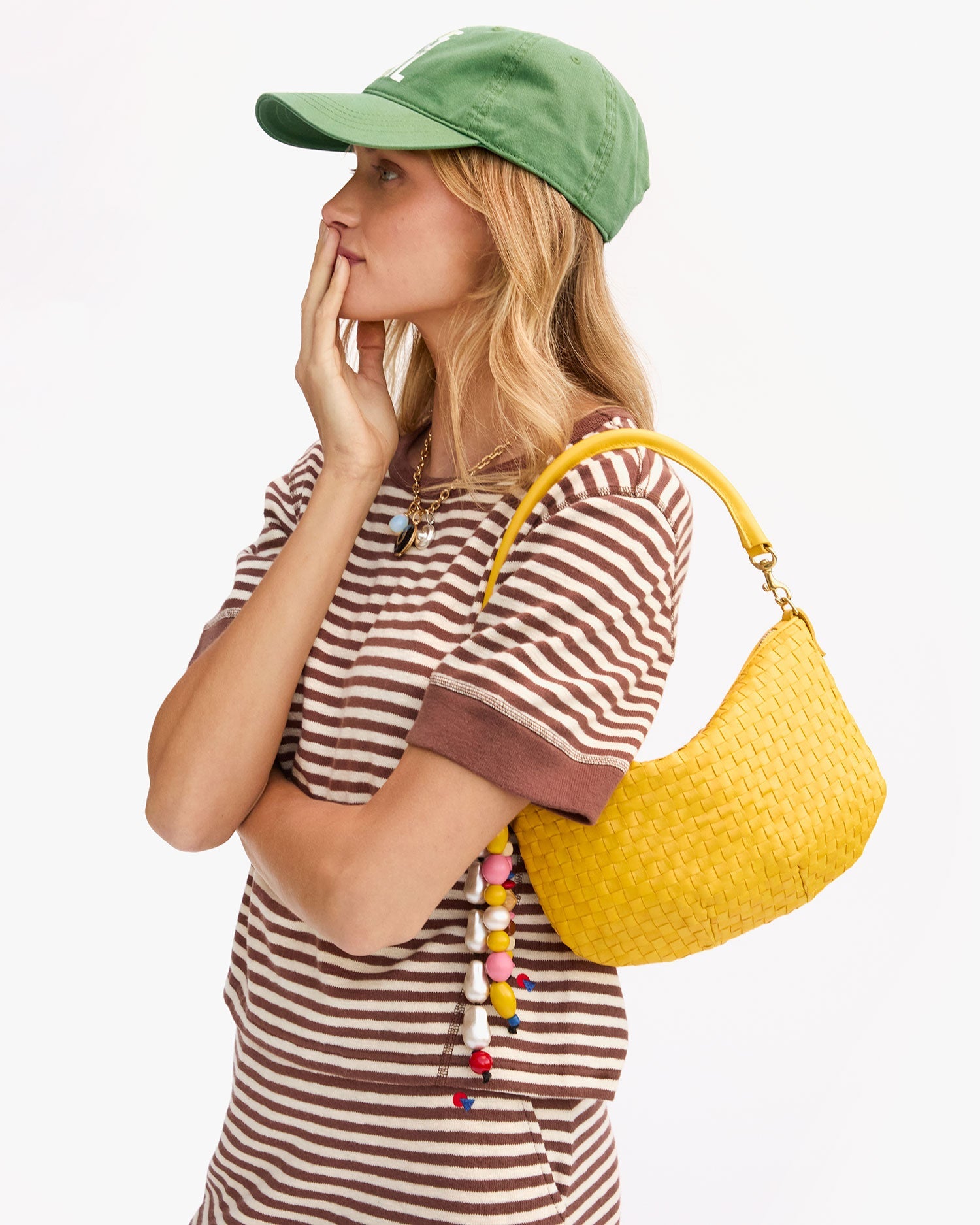 Petit Moyen in Snapdragon Woven Checker