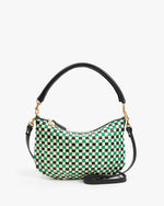 Load image into Gallery viewer, Petit Moyen in Green Apple Multi Woven Checker
