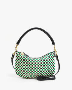 Petit Moyen in Green Apple Multi Woven Checker