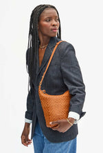 Load image into Gallery viewer, Petite Jeanne in Natural Woven Checker
