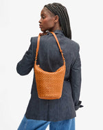 Load image into Gallery viewer, Petite Jeanne in Natural Woven Checker
