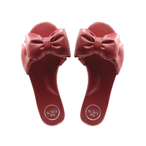 Rafie Slide Sandal in Poppy